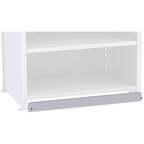 Plaque de base/façade pour rangement de bacs sur rayonnage enclenchable Interlok (RN450)