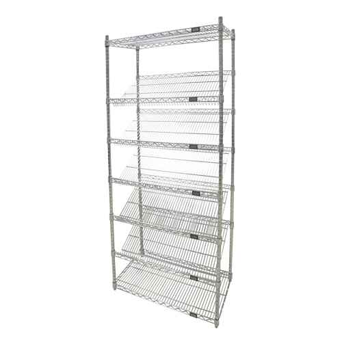 [RN594] Slanted Wire Shelving Unit (RN594)