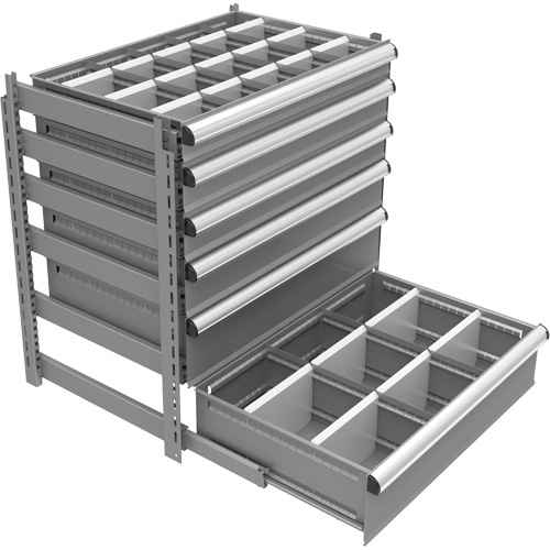 [RN750] Cabinet d'entreposage à tiroirs intégré Interlok (RN750)