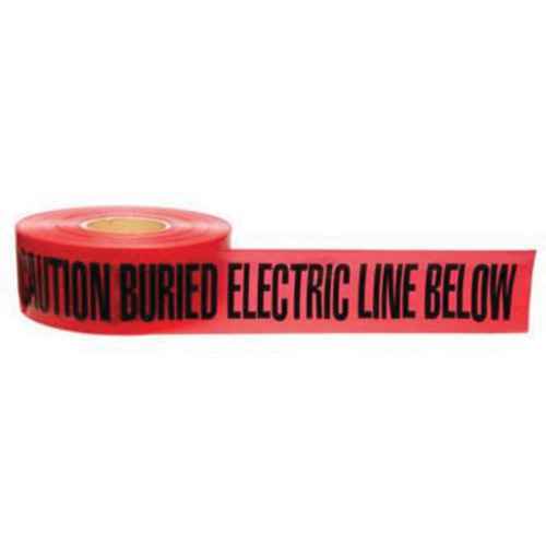 [SAB528] Ruban d'avertissement de danger souterrain «Buried Electric Line» Identoline(MD) (SAB528)