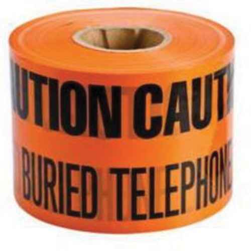 [SAB530] Ruban d'avertissement de danger souterrain «Buried Telephone Line» Identoline(MD) (SAB530)