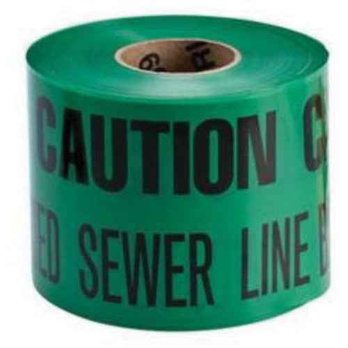 Ruban d'avertissement de danger souterrain «Buried Sewer Line» Identoline(MD) (SAB532)