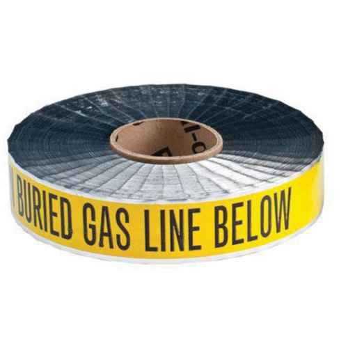 [SAB549] Ruban d'avertissement de danger souterrain «Gas Line» Identoline(MD) (SAB549)