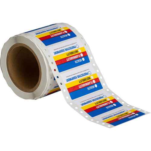 [SAC420] "Protective Equipment" Self-Laminating Labels (SAC420)