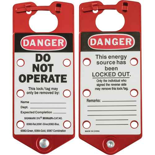 [SAC645] Labeled Lockout Hasp (SAC645)