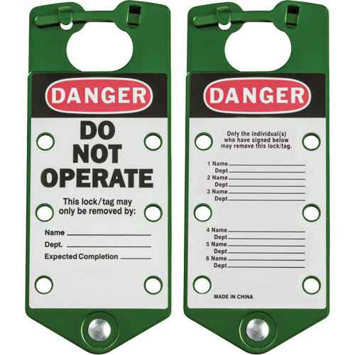 [SAC651] Labeled Lockout Hasps (SAC651)