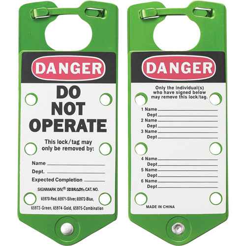 [SAC665] Labeled Lockout Hasps (SAC665)