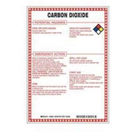 [SAD081] Enseigne «Carbon Dioxide Potential Hazards» (SAD081)