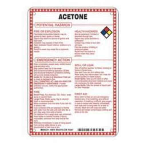 [SAD089] Enseigne «Isopropyl Acetate Potential Hazards» (SAD089)