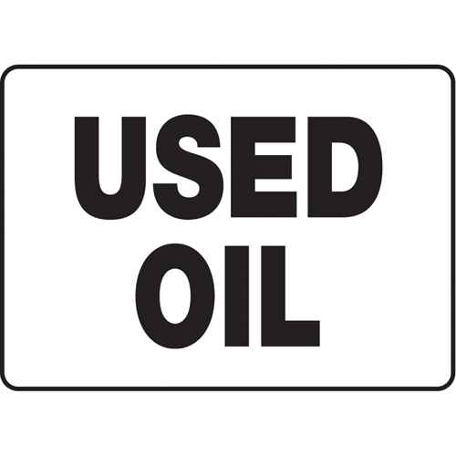 [SAD148] "Used Oil" Sign (SAD148)