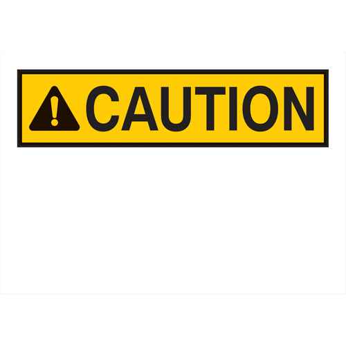 [SAD235] "Caution" Sign (SAD235)