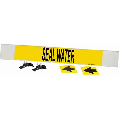 [SAF392] "Seal Water" Pipe Marker (SAF392)