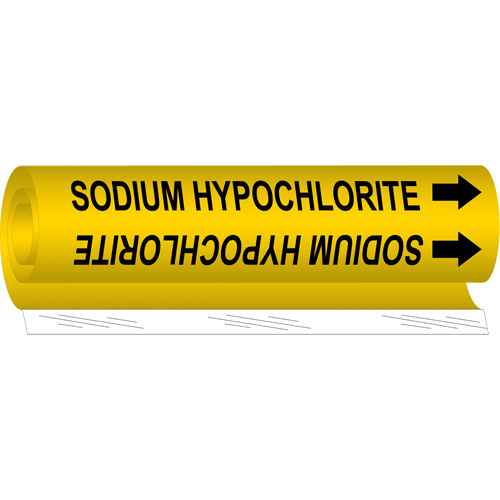 [SAF406] "Sodium Hypochlorite" Pipe Marker (SAF406)
