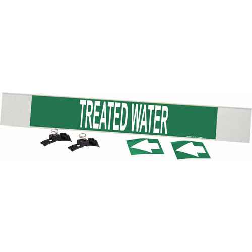 [SAF463] "Treated Water" Pipe Marker (SAF463)