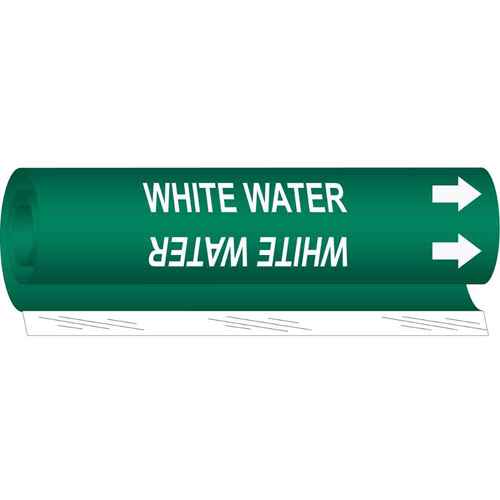 [SAF532] "White Water" Pipe Marker (SAF532)