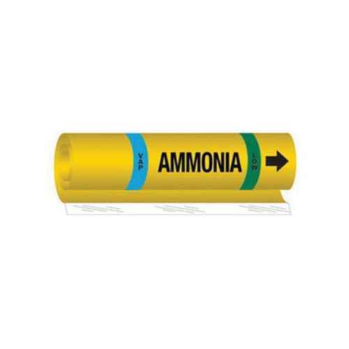 [SAF577] Blank "Vap Ammonia Low" Ammonia (IIAR) Pipe Marker (SAF577)