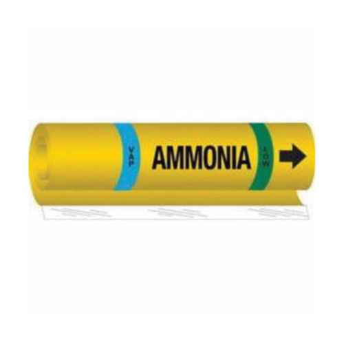 Blank "Vap Ammonia Low" Ammonia (IIAR) Pipe Marker (SAF586)