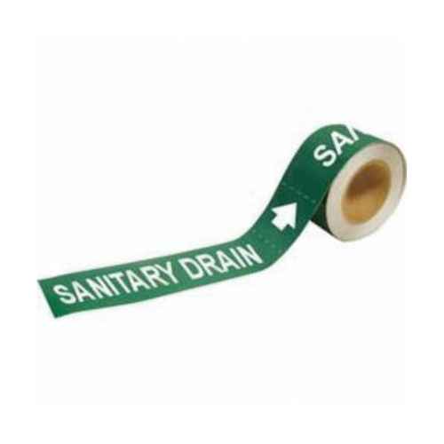 [SAF696] "Sanitary Drain" Pipe Markers (SAF696)