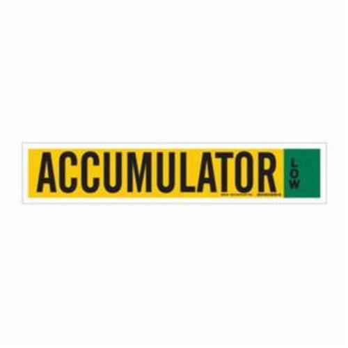 Marqueur pour tuyau «Accumulator» pour ammoniac (IIAR) (SAF723)