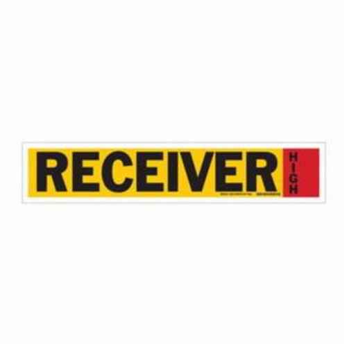 "Receiver" Ammonia (IIAR) Pipe Marker (SAF728)