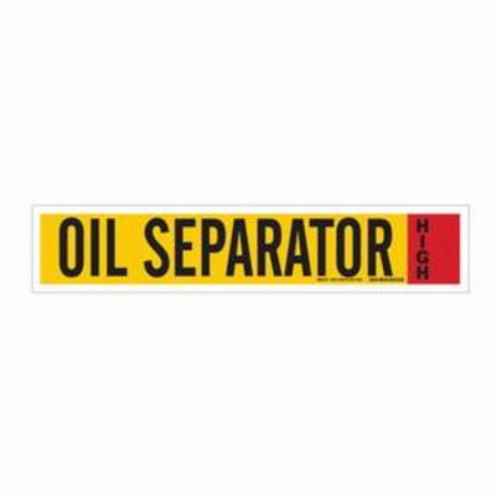 [SAF732] "Oil Separator" Ammonia (IIAR) Pipe Marker (SAF732)