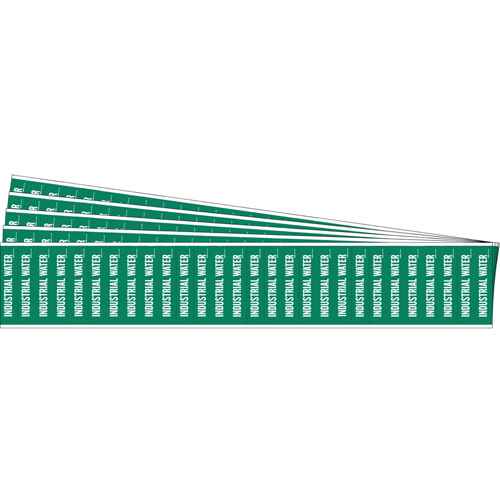[SAF773] "Industrial Water" Semi-Conductor & Chemical Pipe Markers (SAF773)