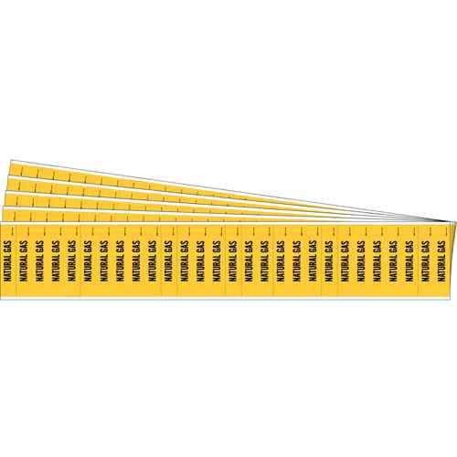 [SAF774] "Natural Gas" Semi-Conductor & Chemical Pipe Markers (SAF774)