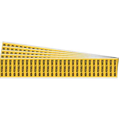 [SAF777] "Non-Potable Water" Semi-Conductor & Chemical Pipe Markers (SAF777)
