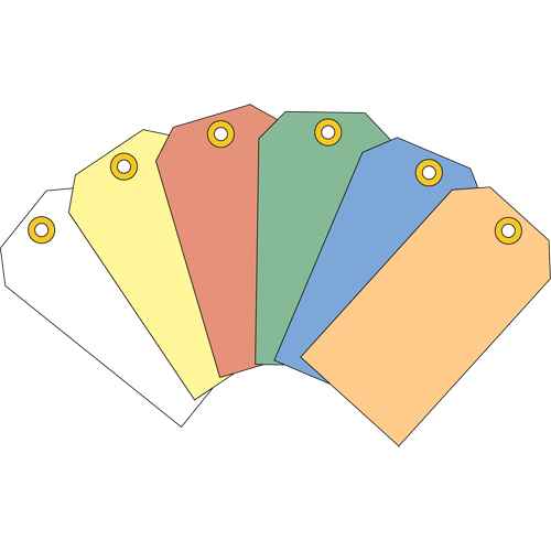 [SAG617] Étiquettes vierges de couleurs standards en papier cartonné (SAG617)