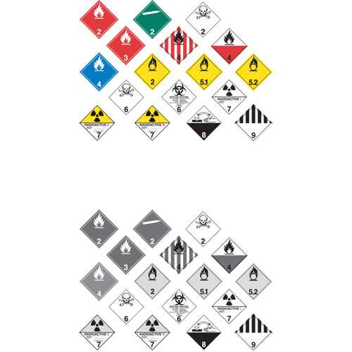 [SAG853] TDG Shipping Labels (SAG853)