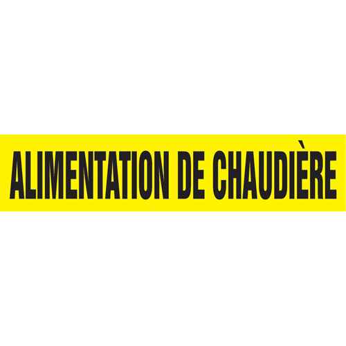 [SAH072] Marqueur de tuyau "Alimentation de Chaudière" (SAH072)