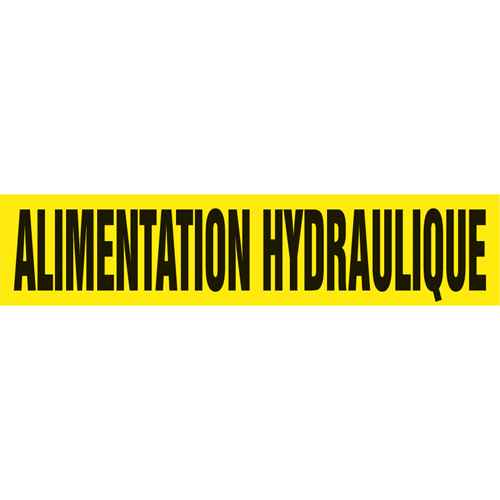 Marqueur de tuyau "Alimentation Hydraulique" (SAH105)