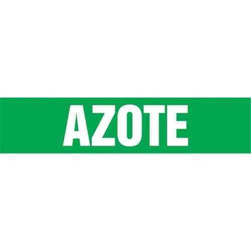 [SAH121] Marqueur de tuyau "Azote" (SAH121)