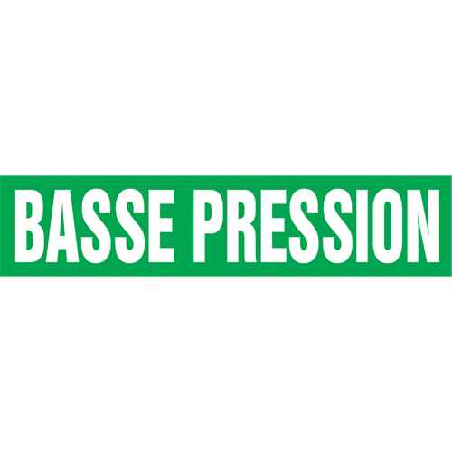 [SAH129] Marqueur de tuyau "Basse Pression" (SAH129)