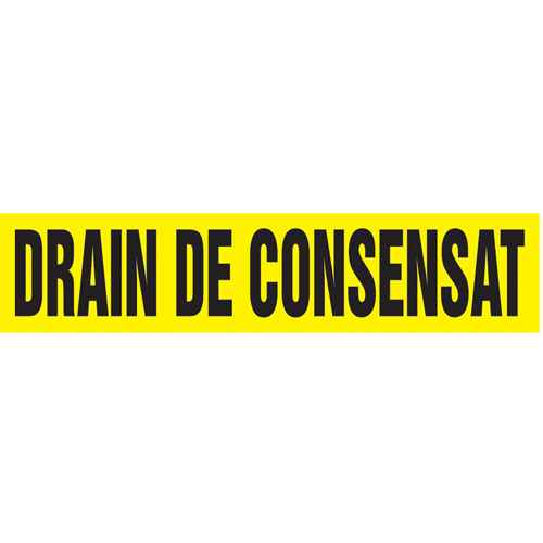 [SAH179] Marqueur de tuyau "Drain de Consensat" (SAH179)