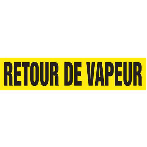 [SAH394] Marqueur de tuyau "Retour de Vapeur" (SAH394)