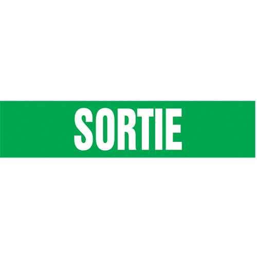 [SAH407] Marqueur de tuyau "Sortie" (SAH407)