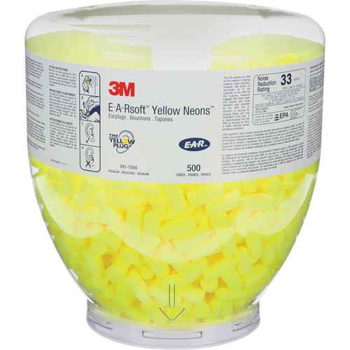 [SAH873] Bouchons d'oreilles E-A-RSoft(MC) Yellow Neon(MC) (SAH873)
