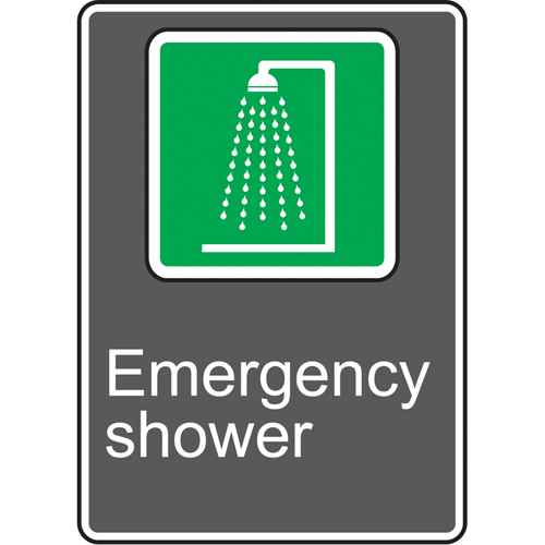 [SAI721] Emergency Shower CSA Standard Safety Sign (SAI721)