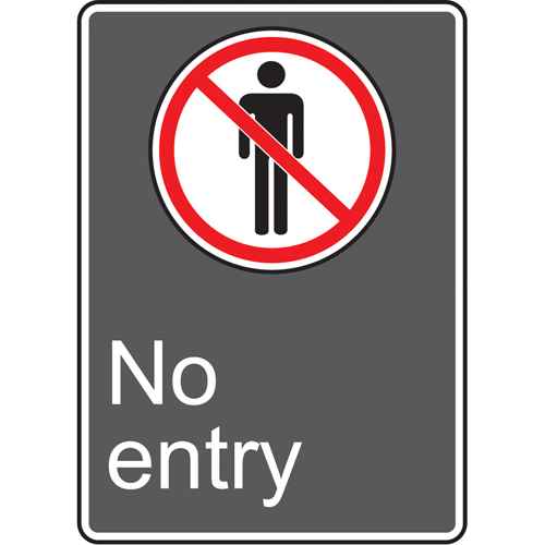 [SAI723] Enseigne de sécurité conforme à la CSA - No Entry (SAI723)