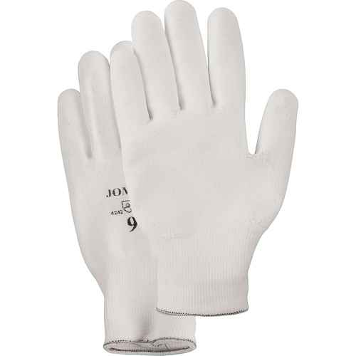 [SAJ776] Gants enduit à paume tricotée blanc (SAJ776)