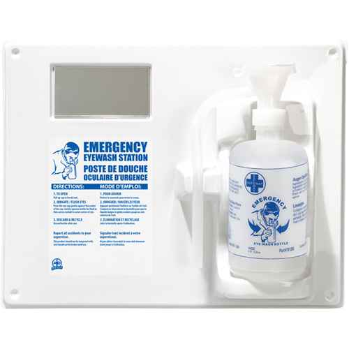 [SAK729] Poste de douche oculaire - Poste simple a/bouteille vide (SAK729)