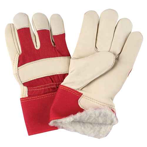 [SAO053] Red & White Premium Winter-Lined Fitters Gloves (SAO053)