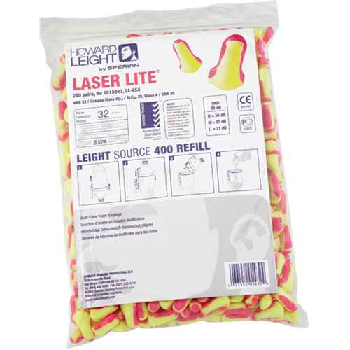 [SAO211] Bouchons d'oreilles jetables Laser Lite(MD) de Howard Leight(MC) (SAO211)