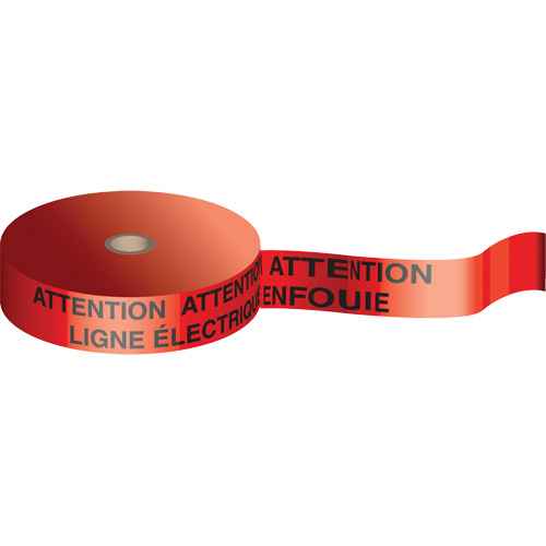 [SAP066] Ruban «Attention Ligne Electrique Enfouie» (SAP066)