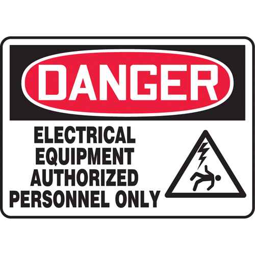 [SAP724] Enseigne « Authorized Personnel Only » (SAP724)