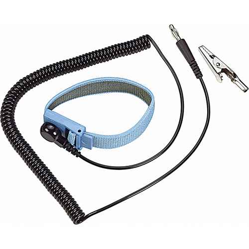 [SAR852] ESD 6' Coil Cord with Wrist Strap (SAR852)