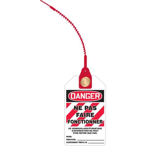 [SAS447] Étiquette de verrouillage Loop 'N Strap(MC) (SAS447)