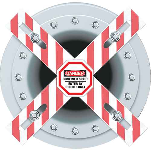 Danger Man-Way Cross™ Barrier (SAS576)