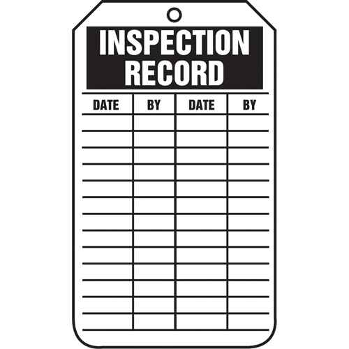 [SAU715] Étiquettes de sécurité d'inspection et de contrôle de l'état de l'équipement (SAU715)